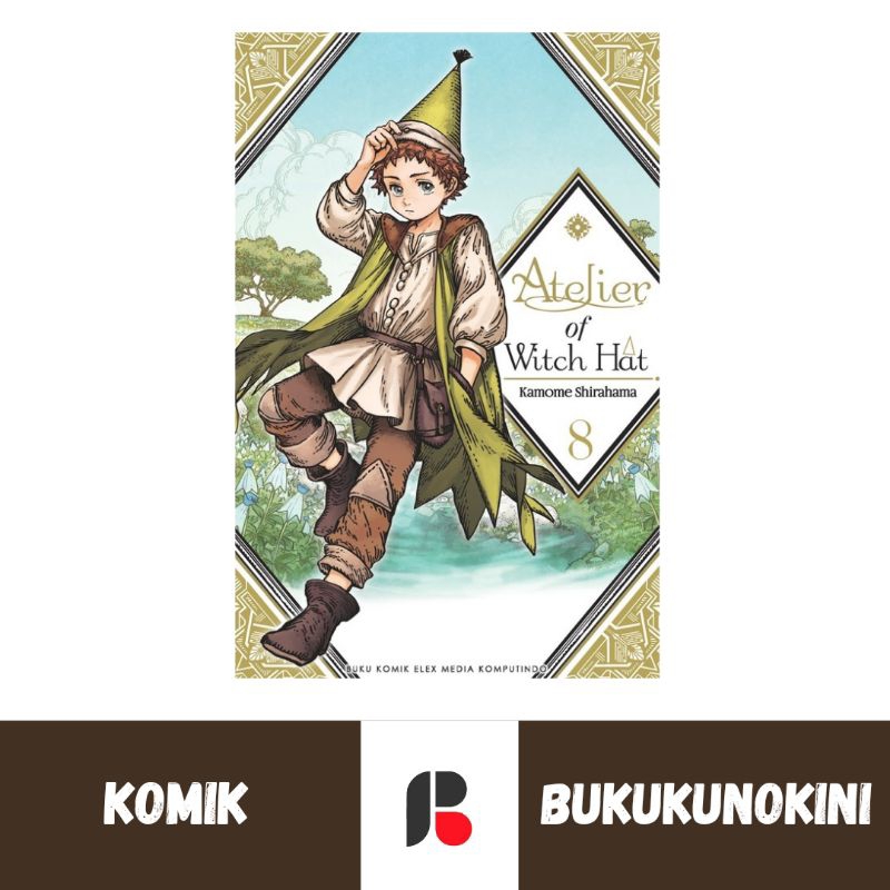 (Original, Segel) Komik Atelier of Witch Hat Vol 1 2 3 4 5 6 7 8 - Kamome Shirahama (Elex Media)