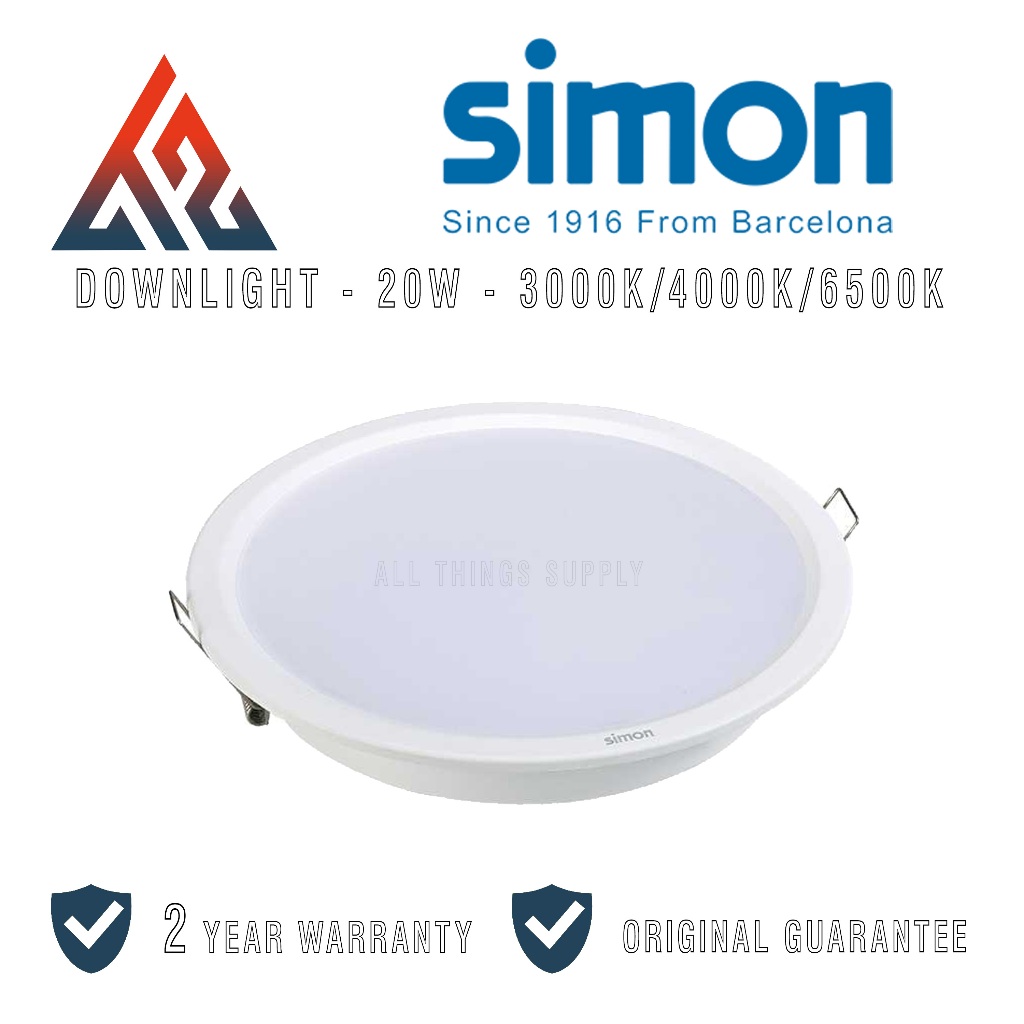 Simon Lampu LED Downlight Bulat 20 Watt Inbow - 20W 20 W 20Watt
