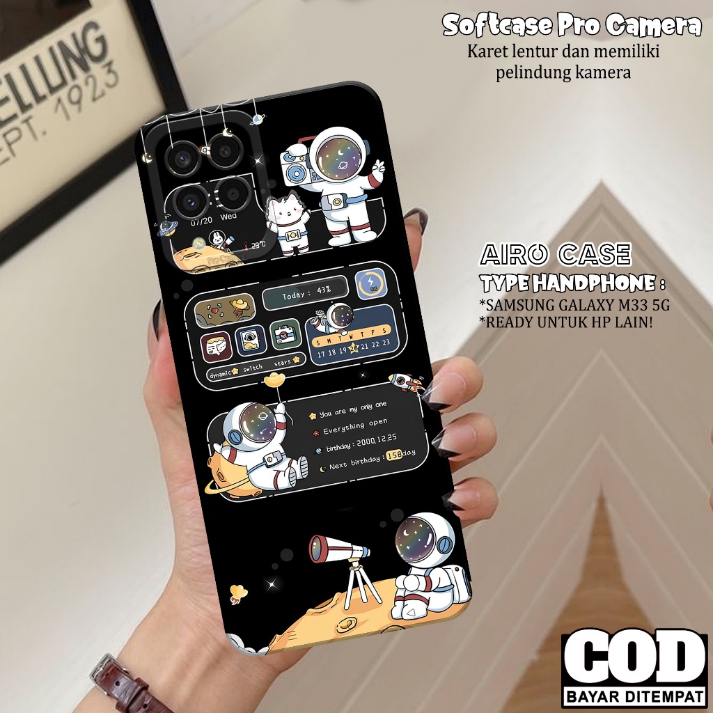 Case SAMSUNG GALAXY M33 5G - Softcase SAMSUNG GALAXY M33 5G - Fashion Case ASTRONOT - Casing SAMSUNG