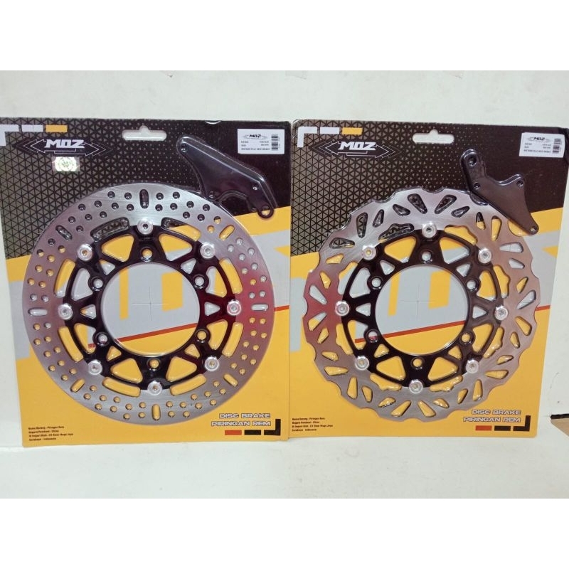 PIRINGAN/CAKRAM DISC DEPAN MODEL KTC PSM MOS MOZ 300MM PLUS BREKET CB 150R OLD TIGER LAMA MEGAPRO NE
