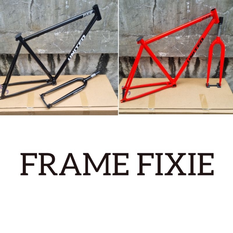 frame fixie rangka fork sepeda fixie 700c standar 30mm