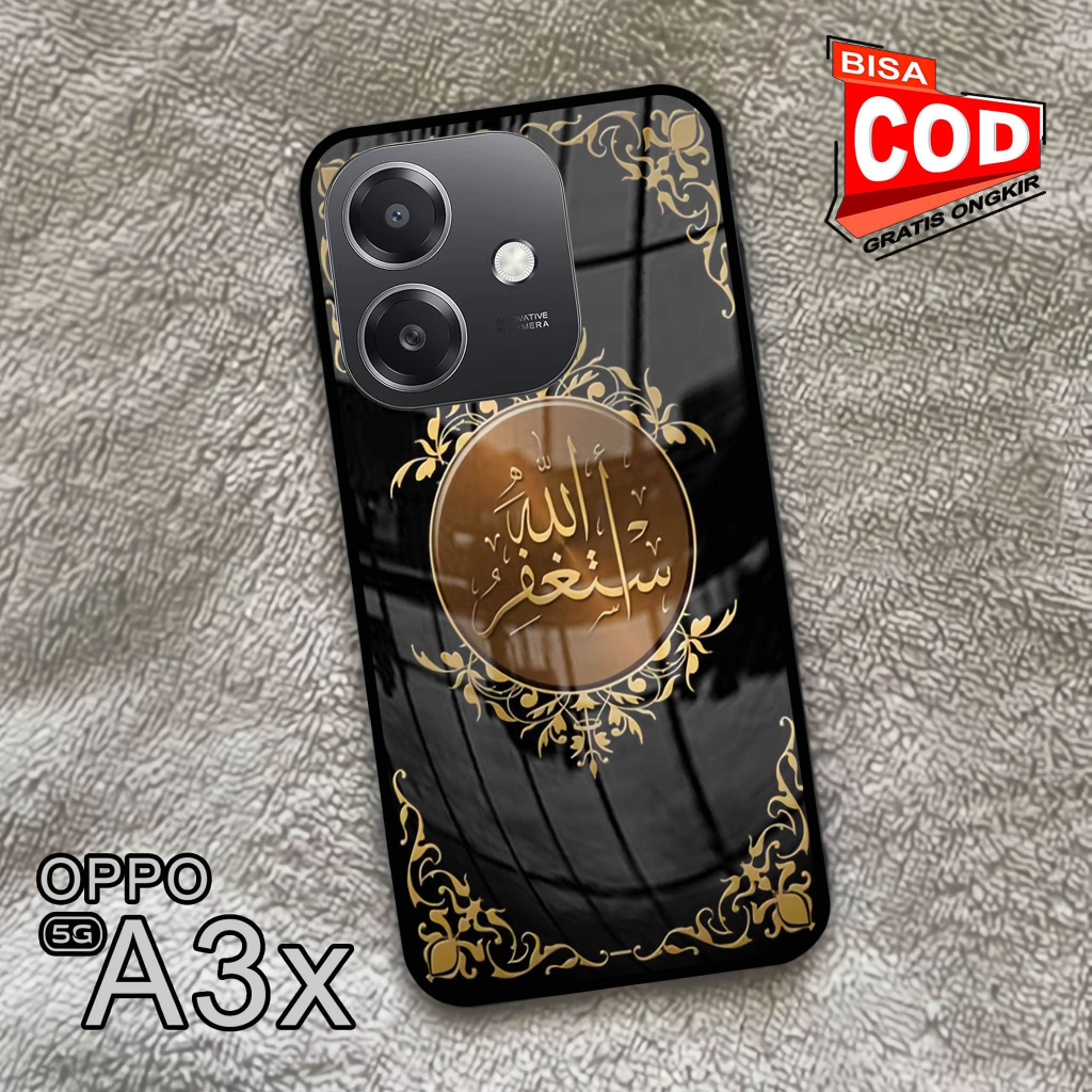 trinnity_shop - Case Hp Kaca For OPPO A3X & OPPO A5i [T50].