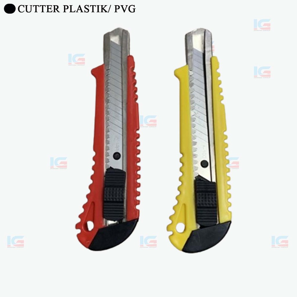 

PISAU CUTTER RENCENG ISI 12pcs MURAH BERKUALITAS PLASTIK TEBAL - RENCENG KECIL