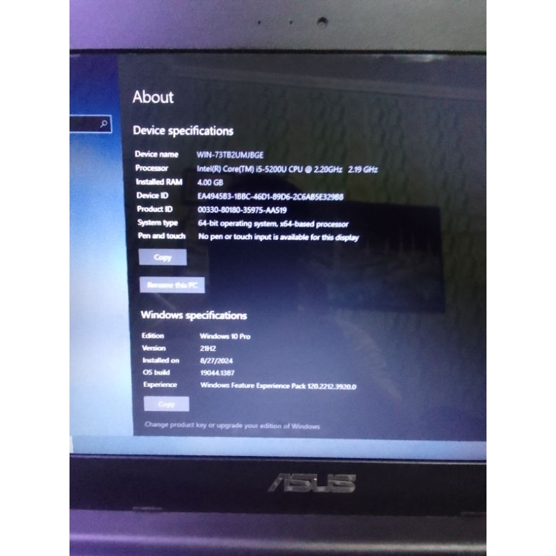 Asus A455L bekas bagus