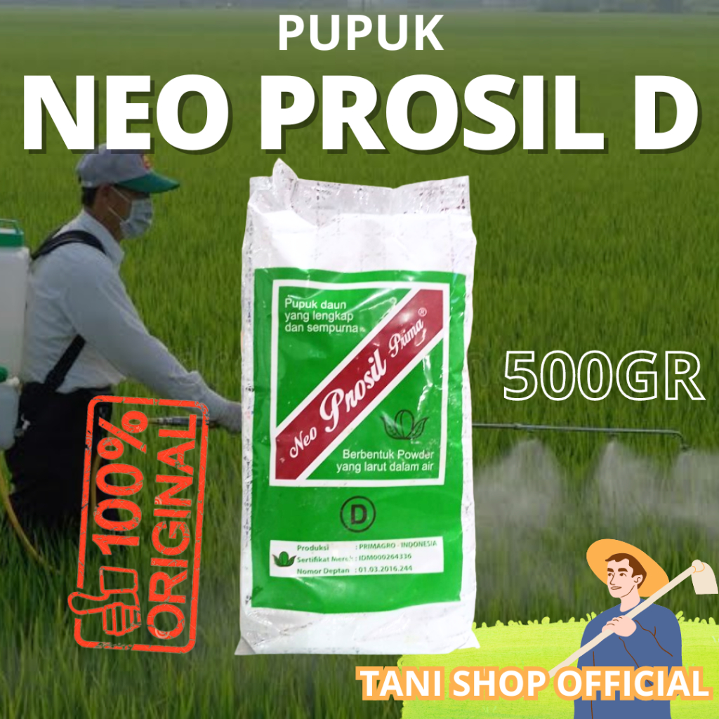 Neo Prosil Prima 500gr - Pupuk Daun Lengkap dan Sempurna Berbentuk Powder
