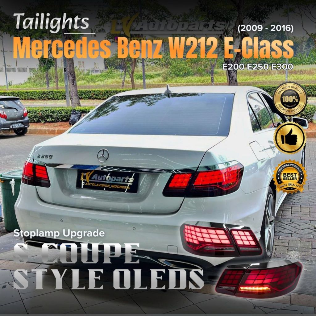 MERCEDES BENZ W212 E-CLASS E200 E250 E300 (2009 - 2016) - STOPLAMP / STOP LAMP / LAMPU BELAKANG - UP