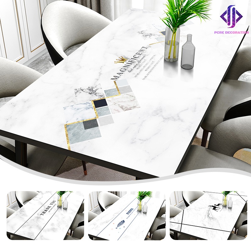 pcre Alas meja kulit/taplak meja /taplak meja tamu/taplak meja makan/taplak meja makan anti air/tapl