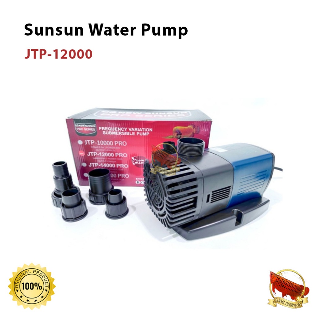 Pompa Air Sunsun JTP 12000 Series Pompa Celup Low Watt aquarium kolam