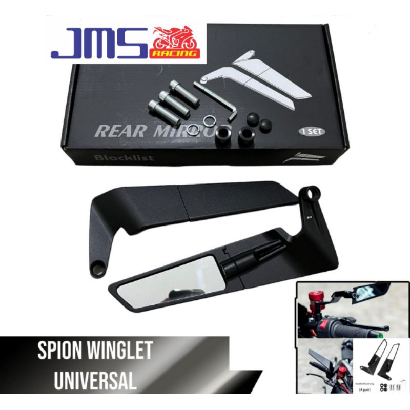 spion winglet universal cnc nmax aerox pcx adv150/160 vario125 vario150 beat deluxe genio beat pop s