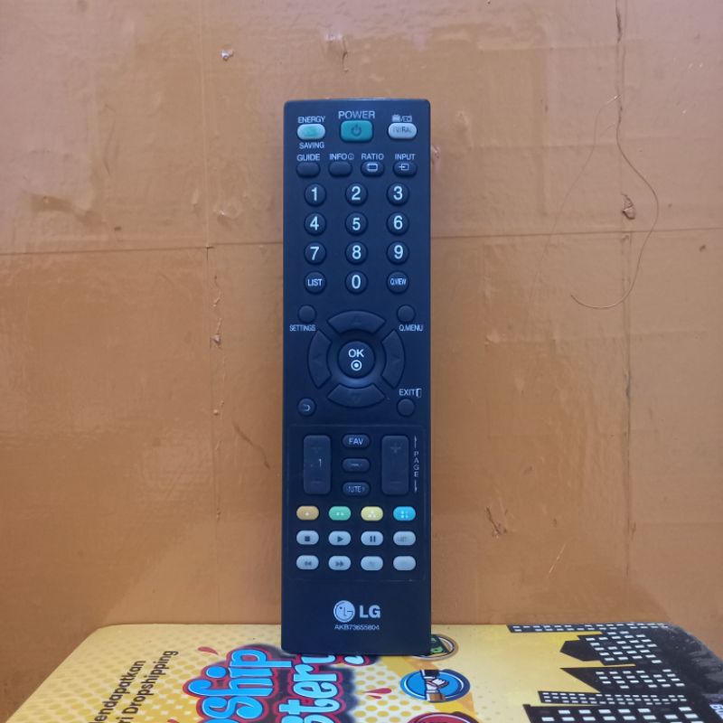 REMOTE ORIGINAL TV LG SERI AKB73655804