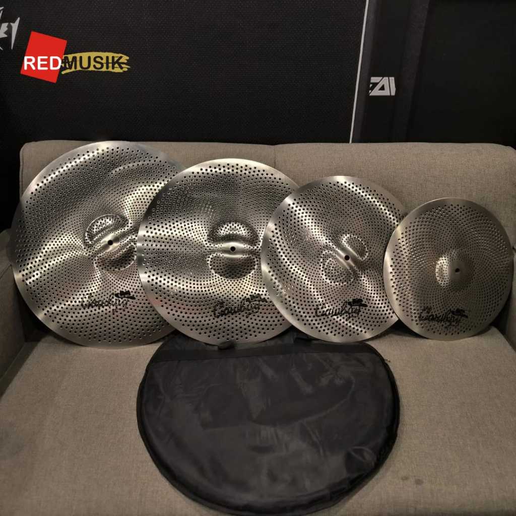 Cymbal Cowboy Silver 14" Hihat 16" Crash 18" Ride 20" Ride Cymbal Drum