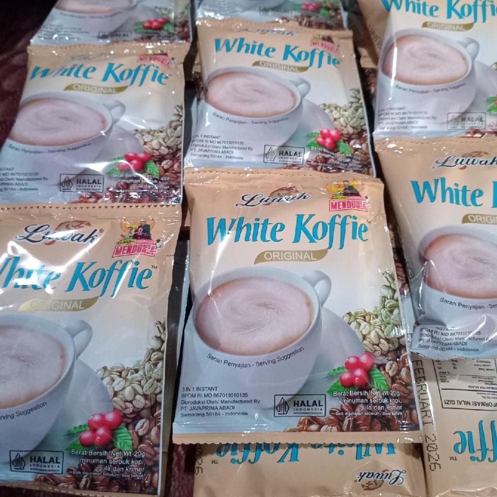 

Luwak white coffe original 20 gr 1 renteng 10pcs