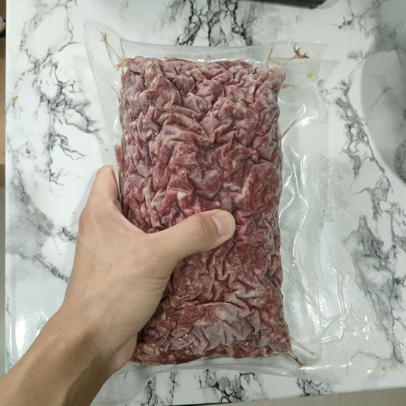 

Beef Minched 1kg/ Beef Ground 1kg /Daging Sapi Giling/Daging Sapi Cincang kemasan 1kg