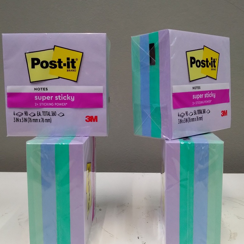 

HARGA GROSIR 3M Post It Super Sticky Notes 6544SSBLU Blue 3 inch x 3 inch