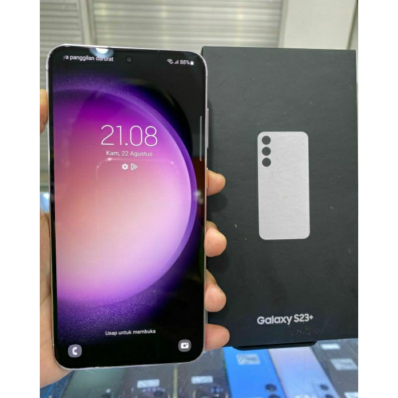 Samsung S23 plus 5G 8/256 Lengkap Original Fullset No minus Eks SEIN ( Second )