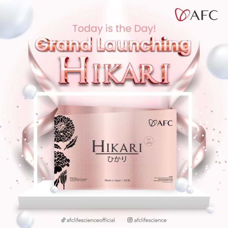 READY HIKARI AFC SUPLEMEN KESEHATAN 1BOX ISI 30 SAC JAPAN ORI