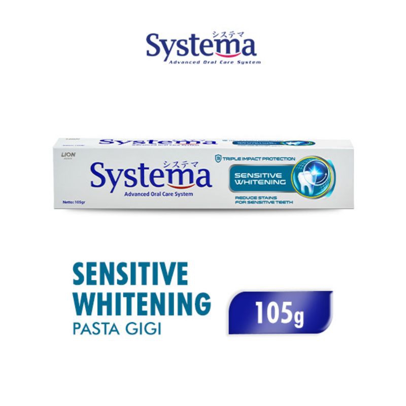 Systema Pasta Gigi Sensitive Whitening Tube 105 gr