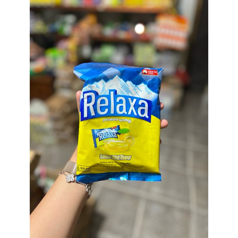 

PERMEN RELAXA PACK 125 GR ISI 50 BUTIR