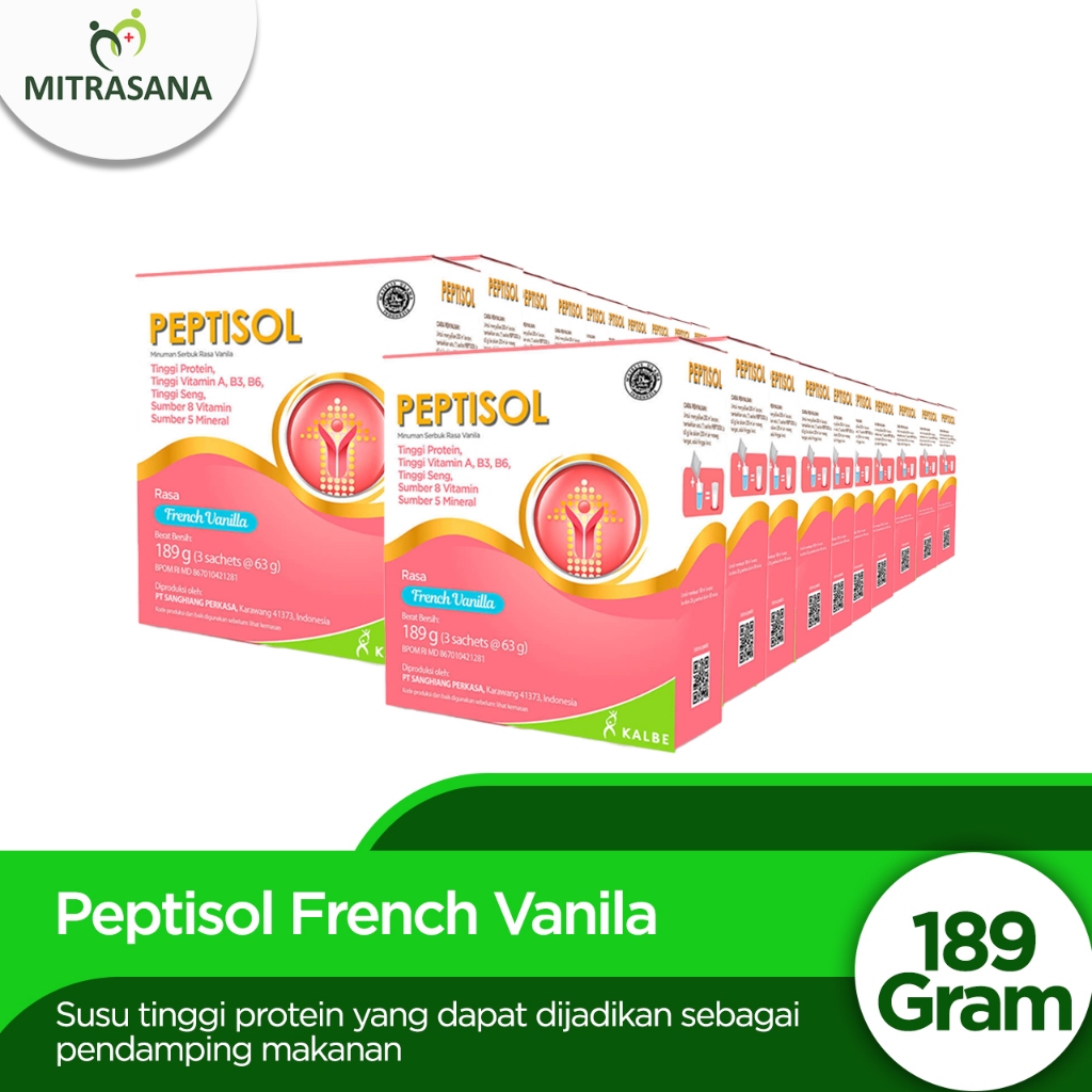 

Bundle 24 Box Peptisol - Susu Tinggi Protein Rendah Residu