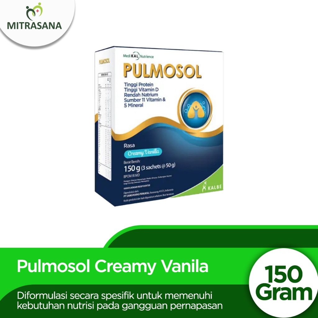 

Pulmosol - Susu Nutrisi Kesehatan Pernapasan