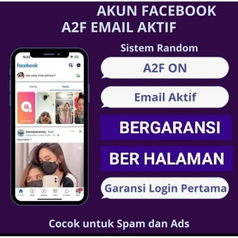 Akun facebook a2f on 2022-2010