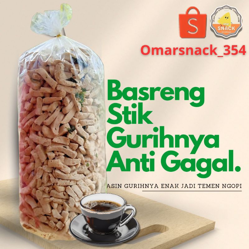 

Basreng asin daun jeruk 1kg tidak berminyak sangat renyah selalu fresh