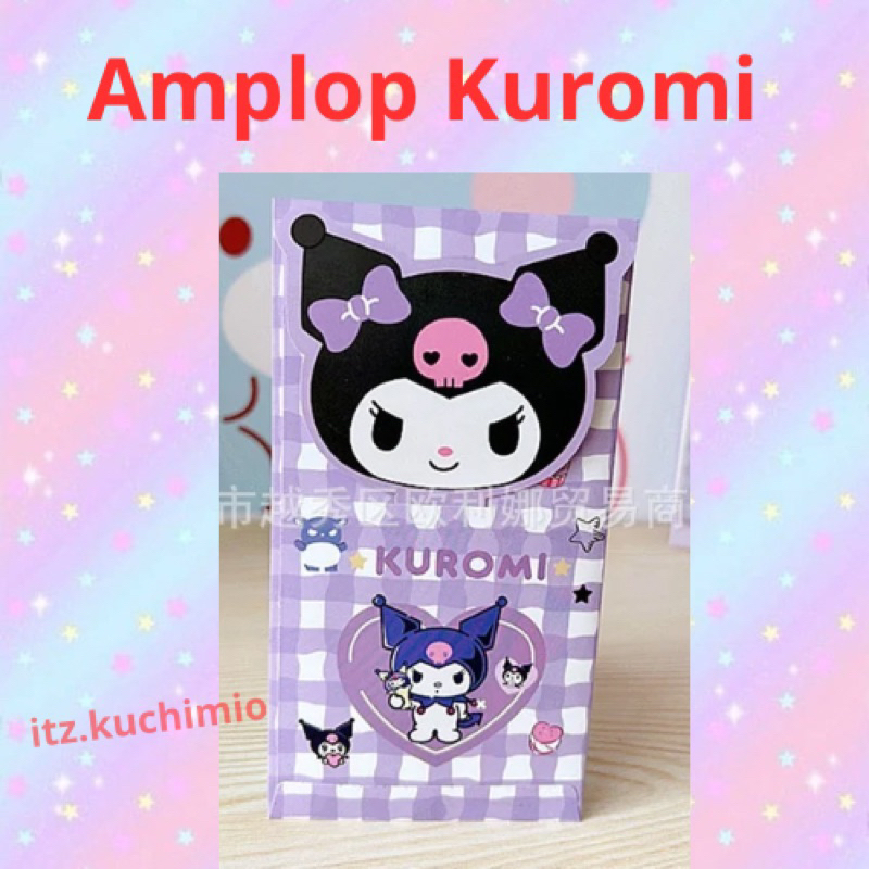 

Amplop Kuromi 1 set 4 pcs sanrio serbaguna amplop hadiah ulang tahun/ lebaran