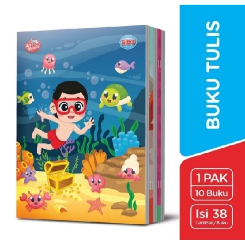 

Buku Tulis Sinar Dunia ( SIDU ) 38 Lembar isi 1 pack (10 pcs)