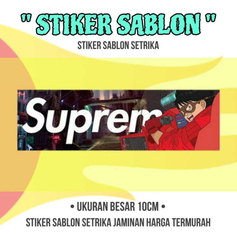

Supreme stiker sablon setrika DTF murah ukuran besar