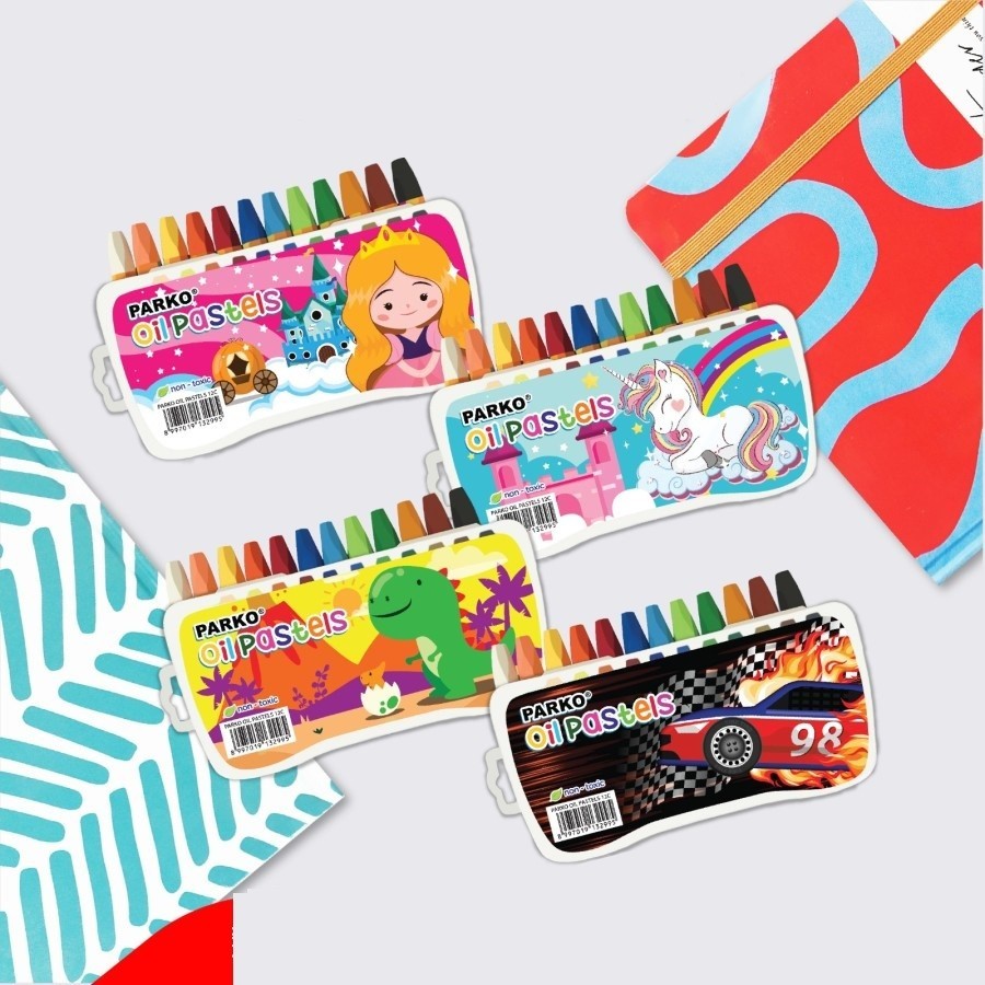 

CRAYON OIL PASTEL 12 WARNA KRAYON PARKO