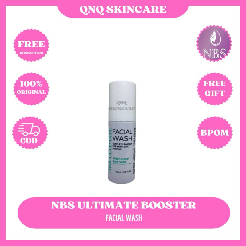 Facial Wash Nbs Ultimate Booster Skincare Original Bpom