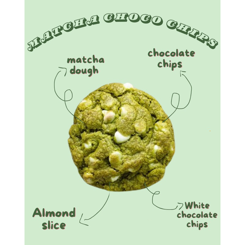 

OhCrumbels Matcha Almomd White Choco Chips