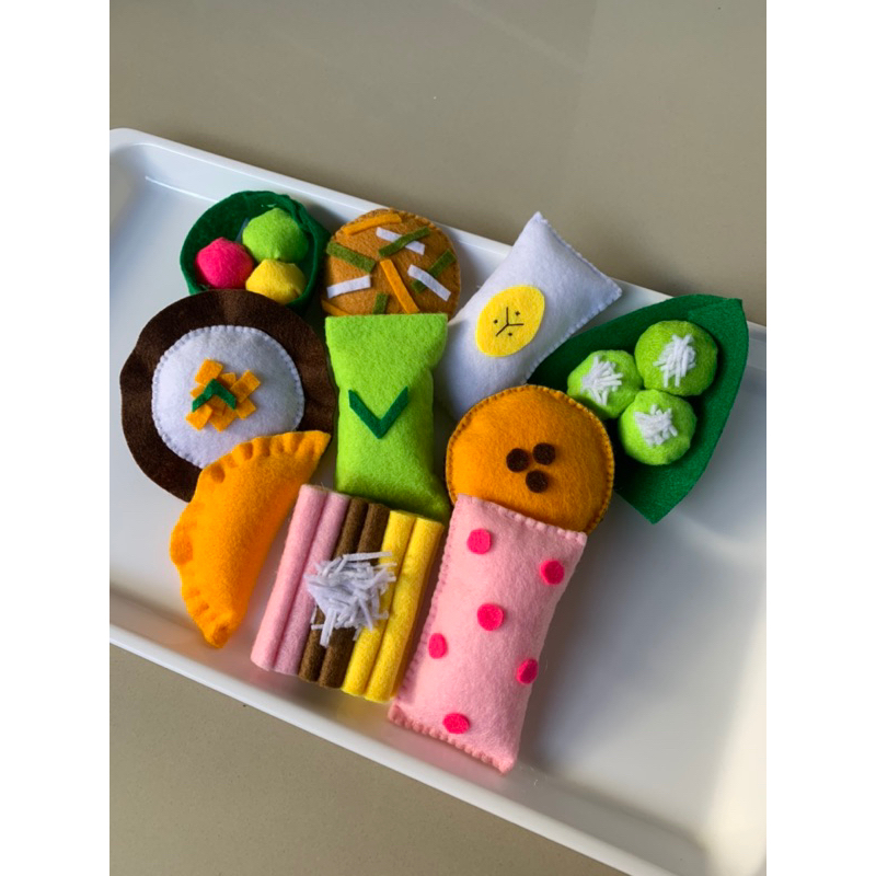 MAINAN EDUKASI ANAK FLANEL JAJANAN PASAR