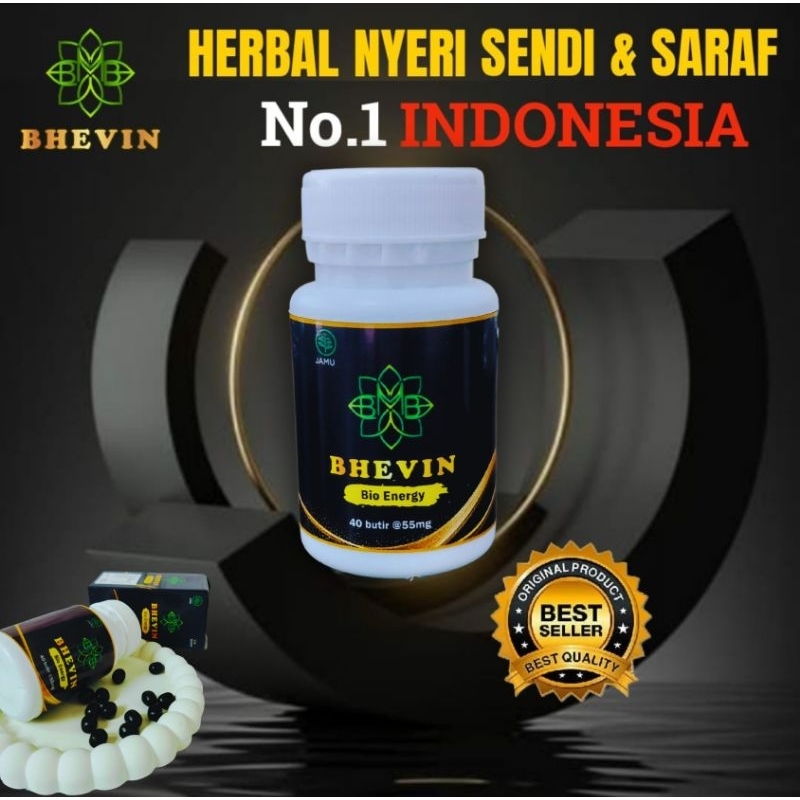 NEW BHEVIN BIO ENERGY PIL HITAM AJAIB 1 BOTOL ISI 40 BUTIR