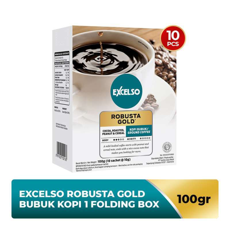 

Excelso Robusta Gold 10 X 10 gram