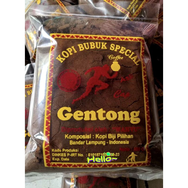 

Kopi Bubuk Robusta Asli Lampung Y14 Cap Gentong 100 Gram