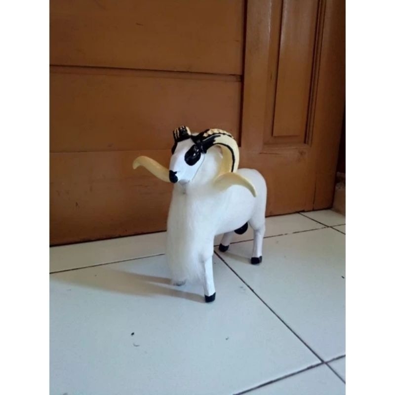 RB22 Miniatur Domba Garut, Mainan Anak Khas Garut, Souvenir Mainan Anak Domba Garut,