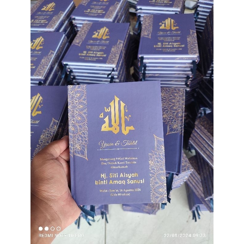 buku yasin hardcover 248 art paper