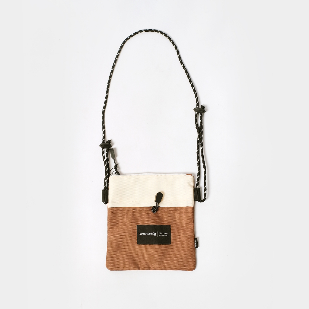 Kickchick Tas Selempang Metafora Series Purple & Brown | Mini Slingbag Pria Wanita | Slempang Mini