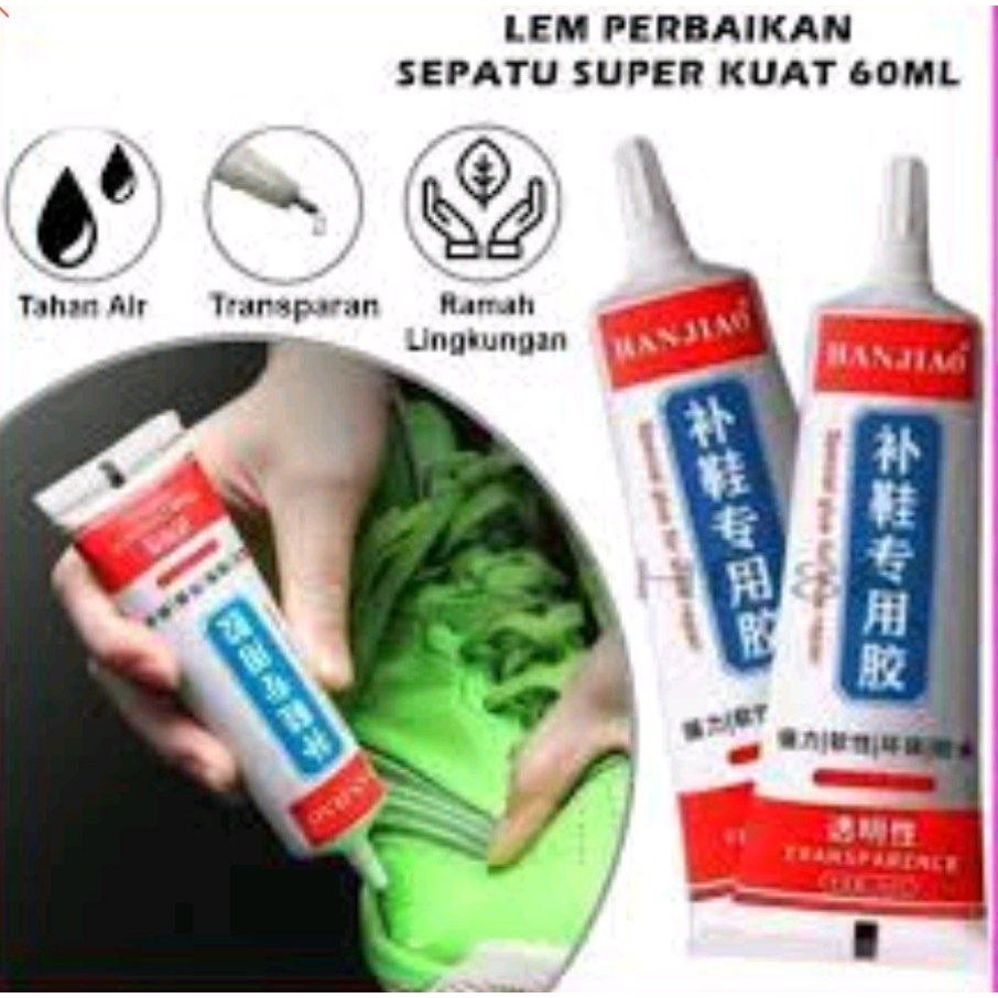 

LEM SEPATU SENDAL SNEAKERS BAN BAHAN KARET LAINNYA SUPER KUAT