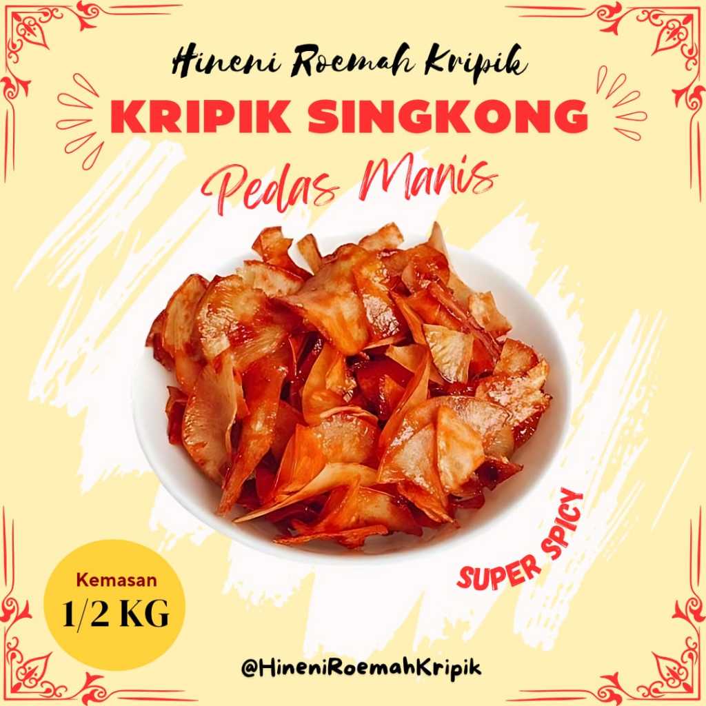 

KRIPIK SINGKONG DOYAN SAMBAL 500GR