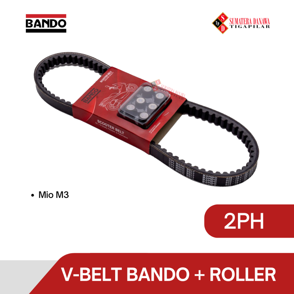 Vanbelt Bando + Roller Mio M3 (V-Belt KIT/2PH)