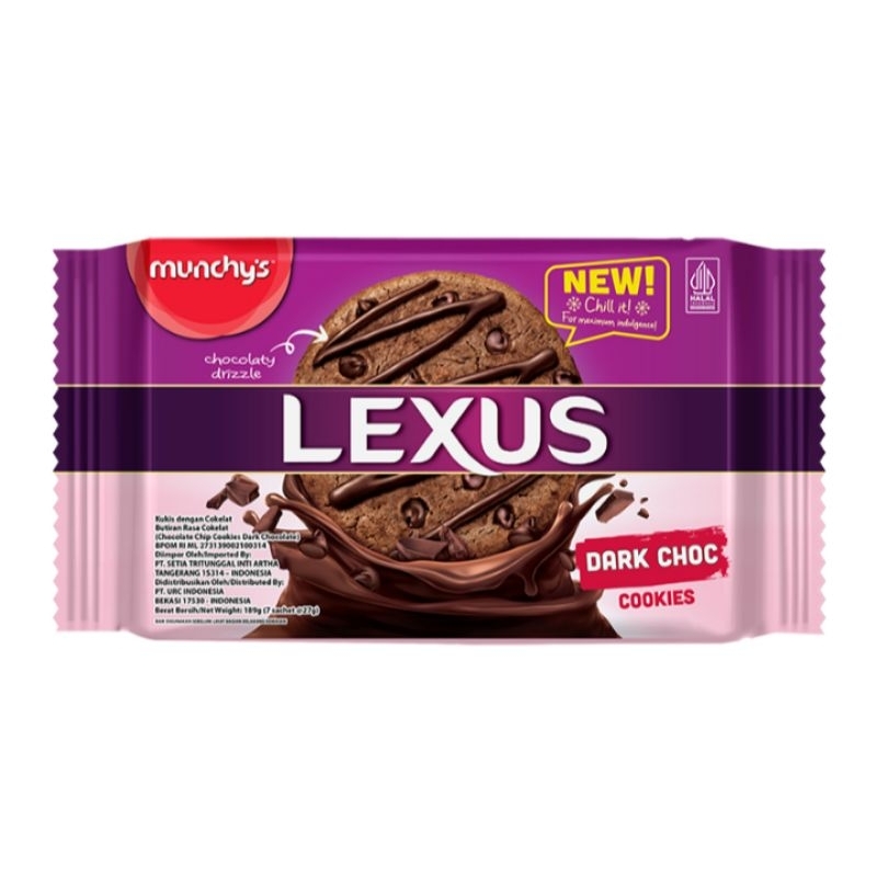 

Munchy's Lexus Cookies Dark Chocolate 189 gram