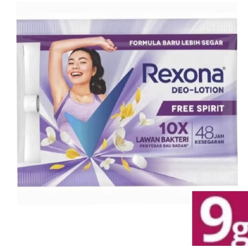 REXONA WOMAN DEO LOTION SACHET 1 renceng 12pcs