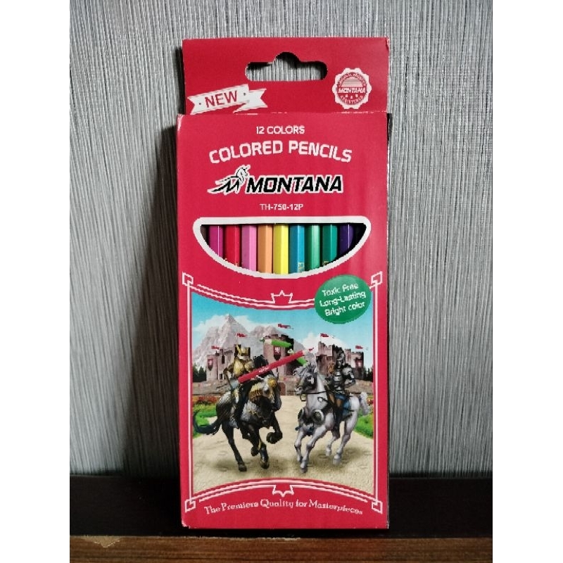 

Pensil Warna Montana 12 Warna (panjang)
