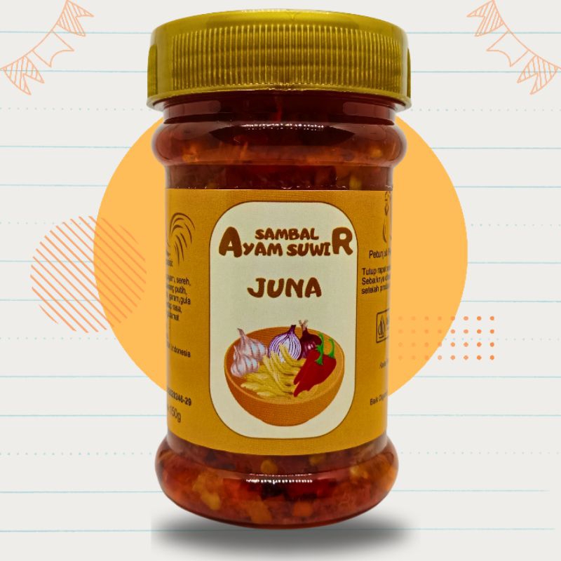 

Sambal Juna Ayam Suwir - Sambel Jujur Enak