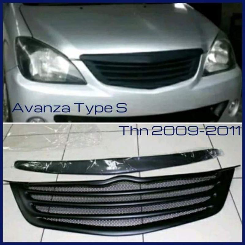 Aksesoris Grill Mobil Avanza tipe s tahun 2009-2011