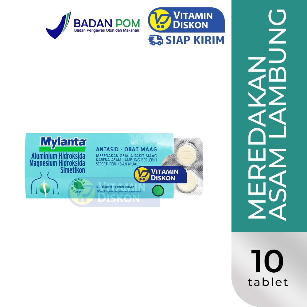 MYLANTA TABLET 1 STRIP @ 10 TABLET