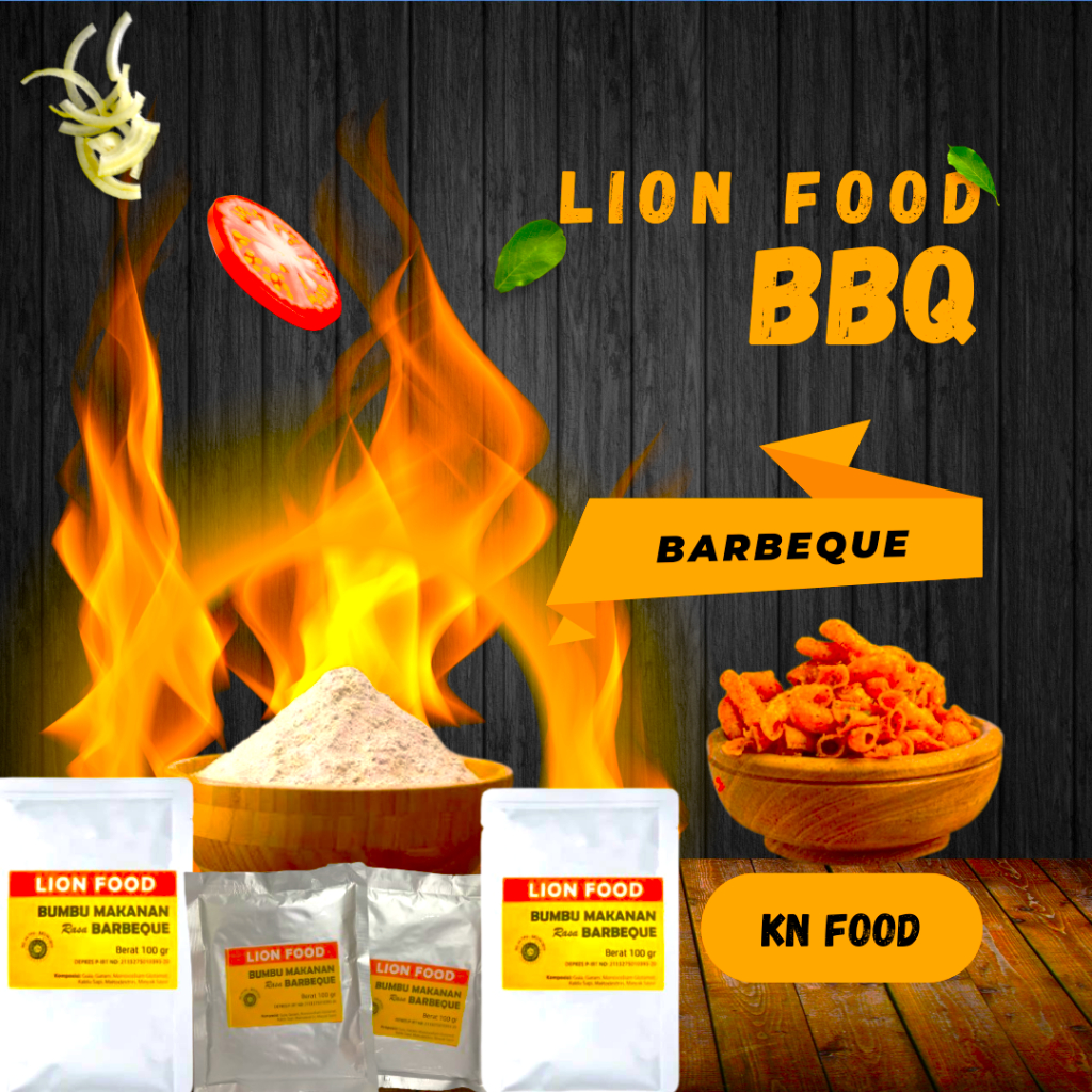 

BUMBU TABUR ALA SHIHLIN RASA BBQ LION FOOD KEMASAN 100 GRAM