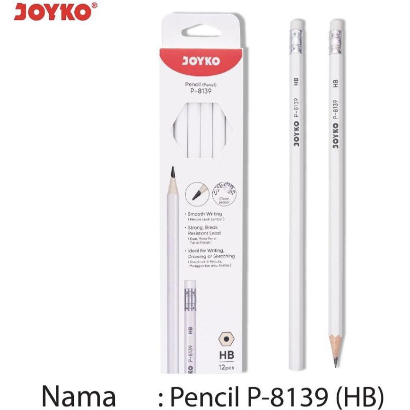 

Pensil serut HB Joyko p-8139 (1pcs)